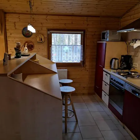 Ferienhaus Waldhütte Ferch Schwielowsee Exterior foto