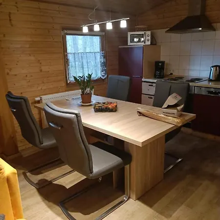 Ferienhaus Waldhütte Ferch Schwielowsee Exterior foto